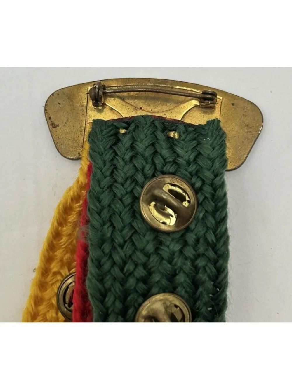 Vintage Webelos BSA Cub Scout Tricolor Ribbon 10 Activity Pins Collectible